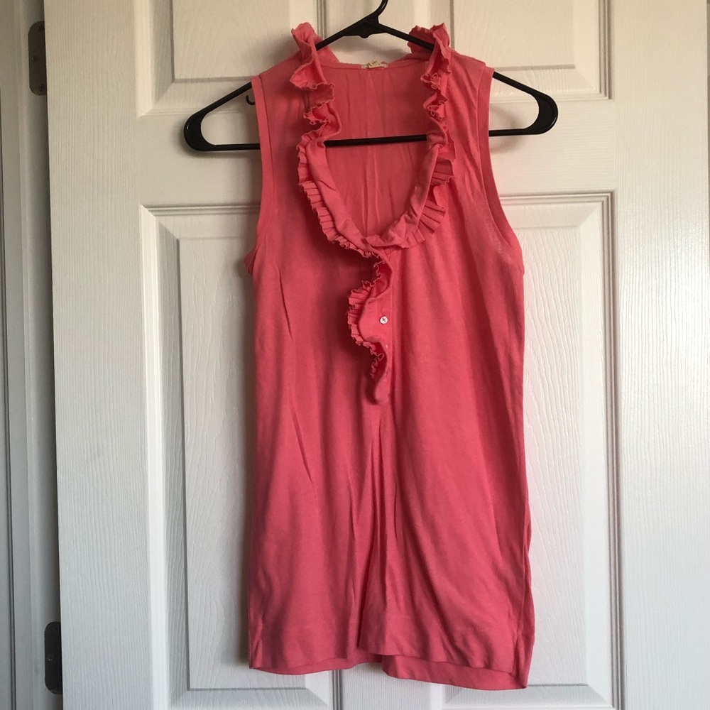 J.Crew Ruffled Tank Top